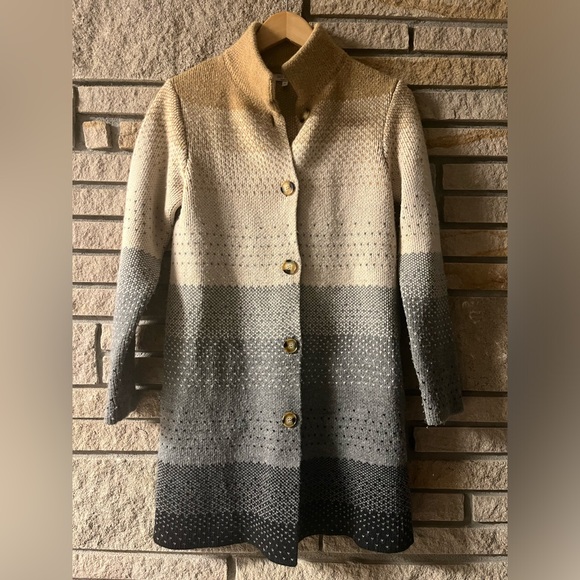 gio & gio Sweaters - Gio & Gio Wool Blend Long Cardigan Made in Italy SZ S